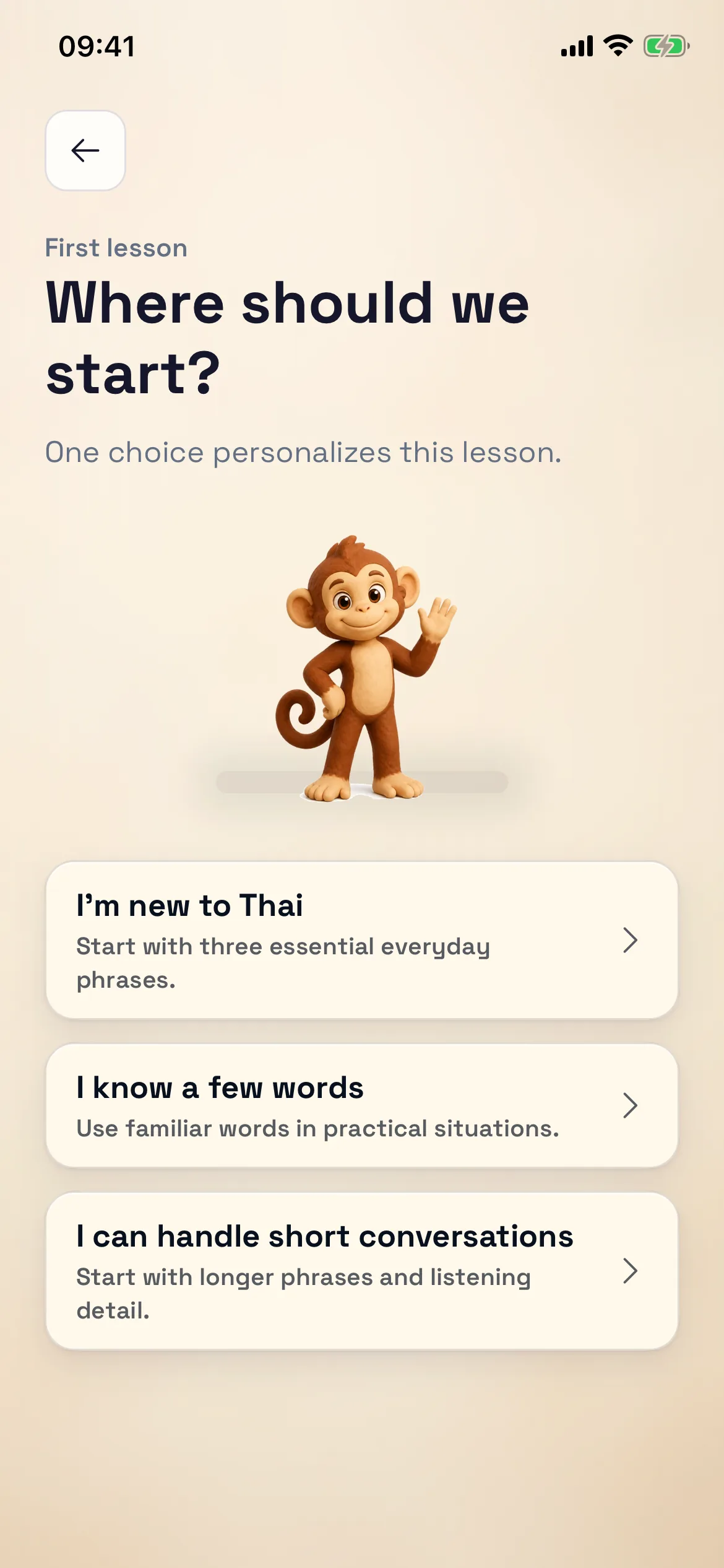 ThaiHabit first lesson setup